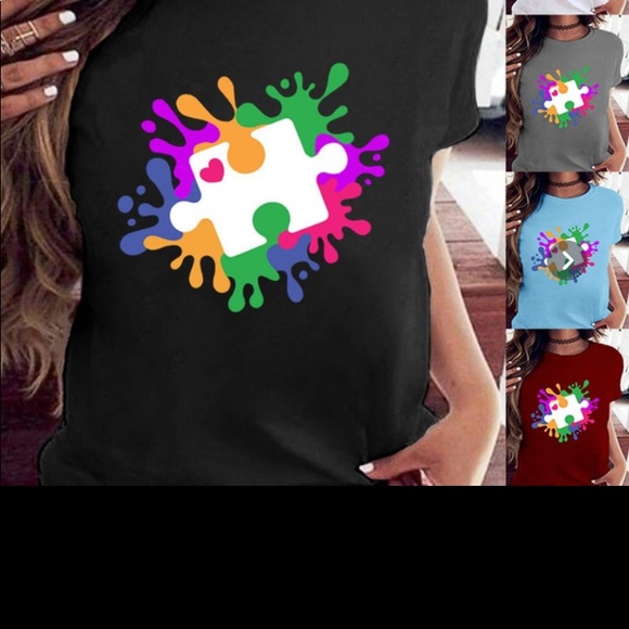 🧩AUTISM AWARENESS TEE 🧩 - Picture 2 of 4